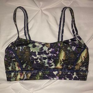 Multicolor pattern LULU-LEMON sports bra
